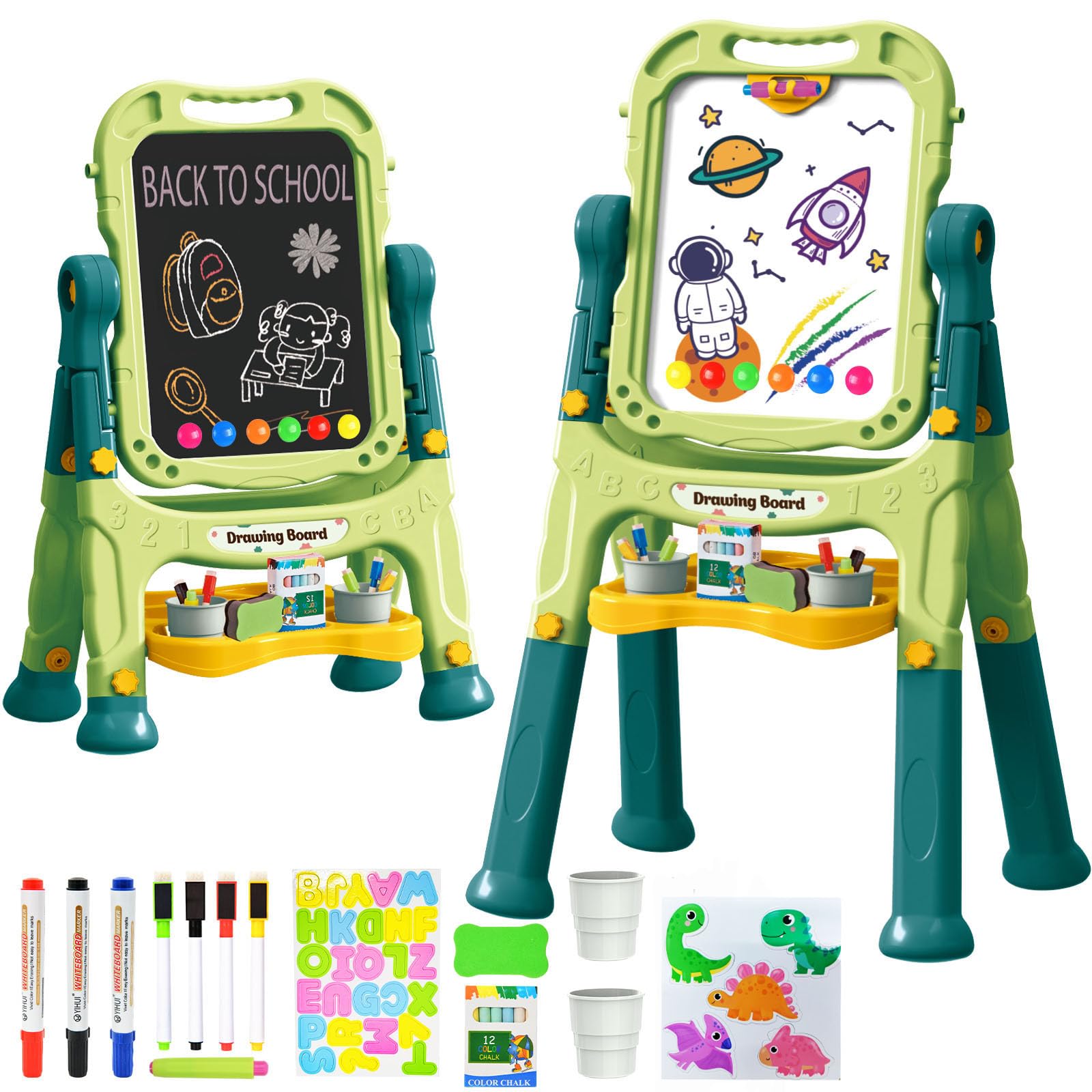 Amagoing easel drawing board for creative, mess-free play.