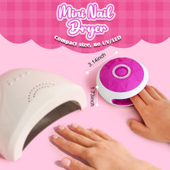 Amagoing mini nail dryer safe quick-drying for kids’ manicures