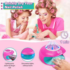 Amagoing Nail Dryer Toy: quick-dry feature speeds up nail art sessions.