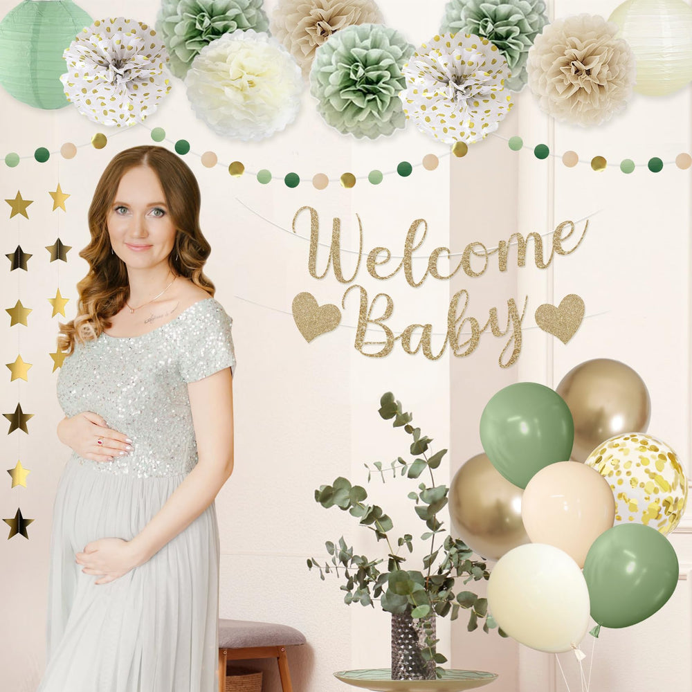 Amandir gold glitter star garland enhances decor focal points