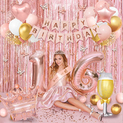 Amandir happy birthday banner as a bright focal point for cake moments