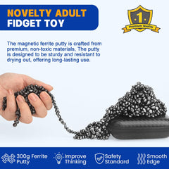 Amarlozn Cool Fidget Magnet Ferrite Putty serves as a desk-friendly brain break