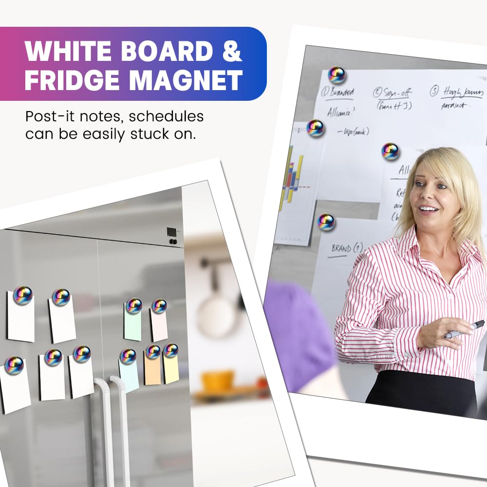 Amarlozn desk decor oil slick magnets offer eye-catching color and stylish desk personality.