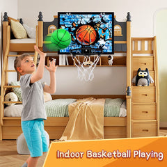 Amarlozn rainbow 3-pack mini basketballs ideal for beach, pool, and casual indoor games.