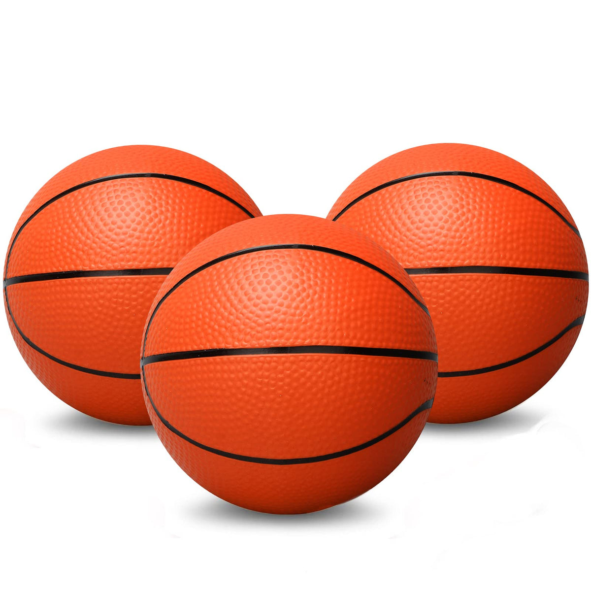 Amarlozn mini foam basketball close-up: orange soft surface for kids