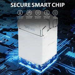 AMAZEAR safety storage keeps batteries protected when not in use.