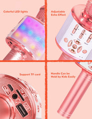 Amazmic Bluetooth 5.0 connection provides stable wireless singing