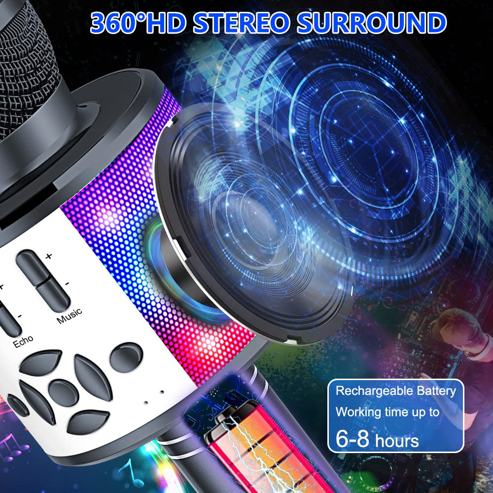 Voice changer mode adds playful tones during family karaoke sessions