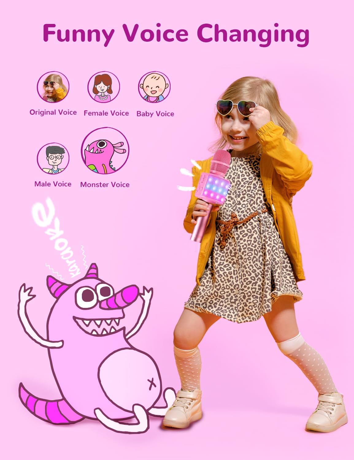 Amazmic gift microphone for kids makes a delightful birthday surprise.