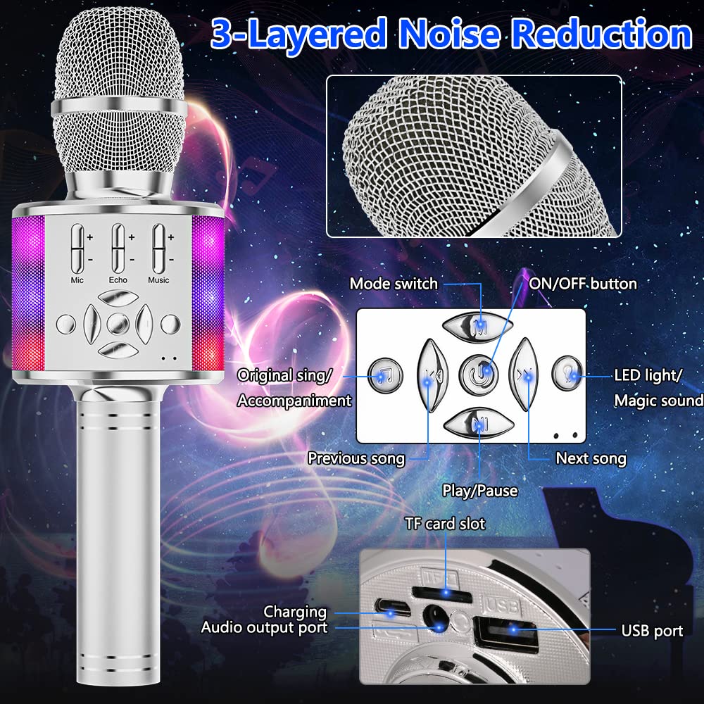 Amazmic magic sound modes offer playful effects for singing