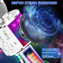 Amazmic multi-color LED lights dance with music for a lively atmosphere