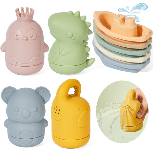 AMCHSURI elephant bath toy for gentle grip and sensory bath time