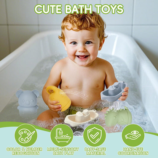 AMCHSURI koala bear bath toy for safe handholding and playful exploration