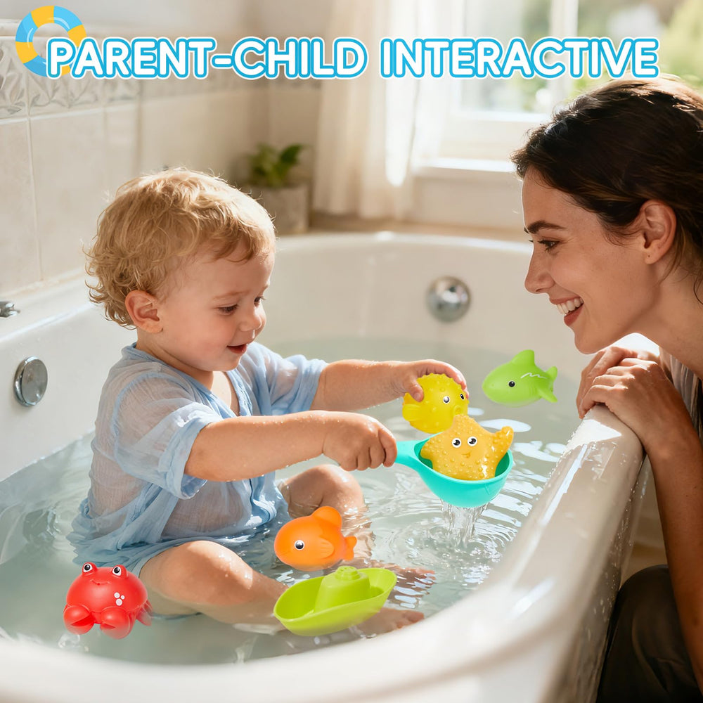 AMCHSURI baby watering can for supervised water play and bath-time exploration