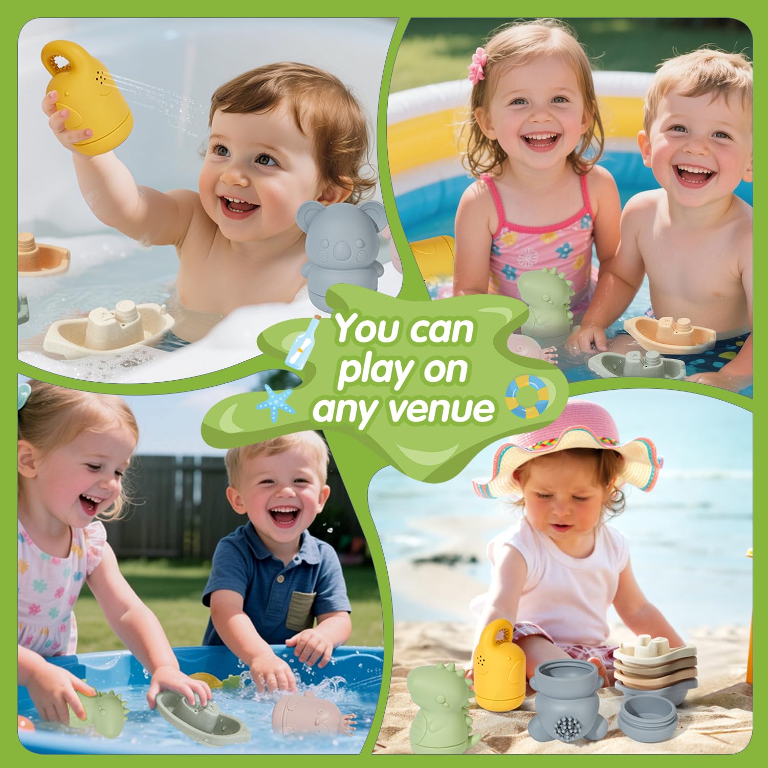 AMCHSURI boat toy for dishwasher-safe hygiene after bath
