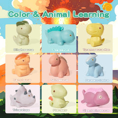AMCHSURI dinosaur bath toys for pool, beach and water table