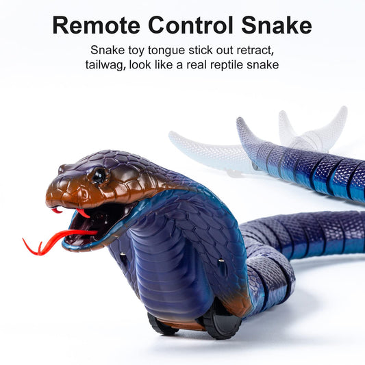 AMCHSURI RC snake with textured skin for lifelike feel