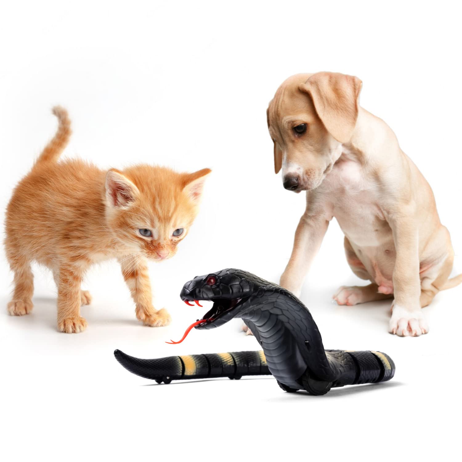 AMCHSURI RC Snake Toy has a retractable tongue for added realism during play.