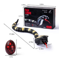 AMCHSURI RC Snake Toy offers slithering action for kids and curious pets.