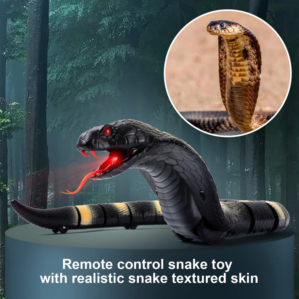 AMCHSURI RC Snake Toy includes USB charging for quick, ready-to-play sessions.