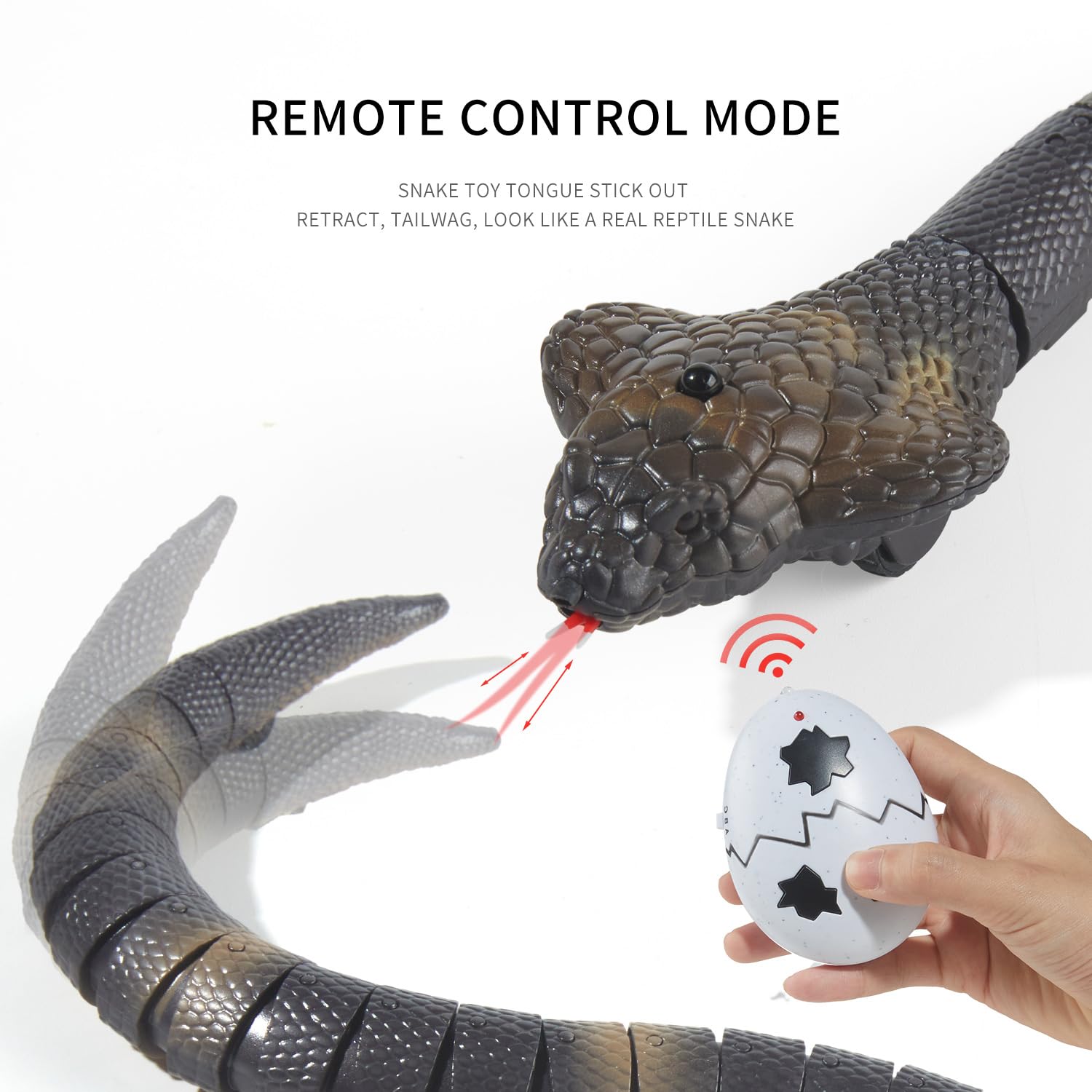 AMCHSURI remote snake in action during auto mode for spontaneous fun