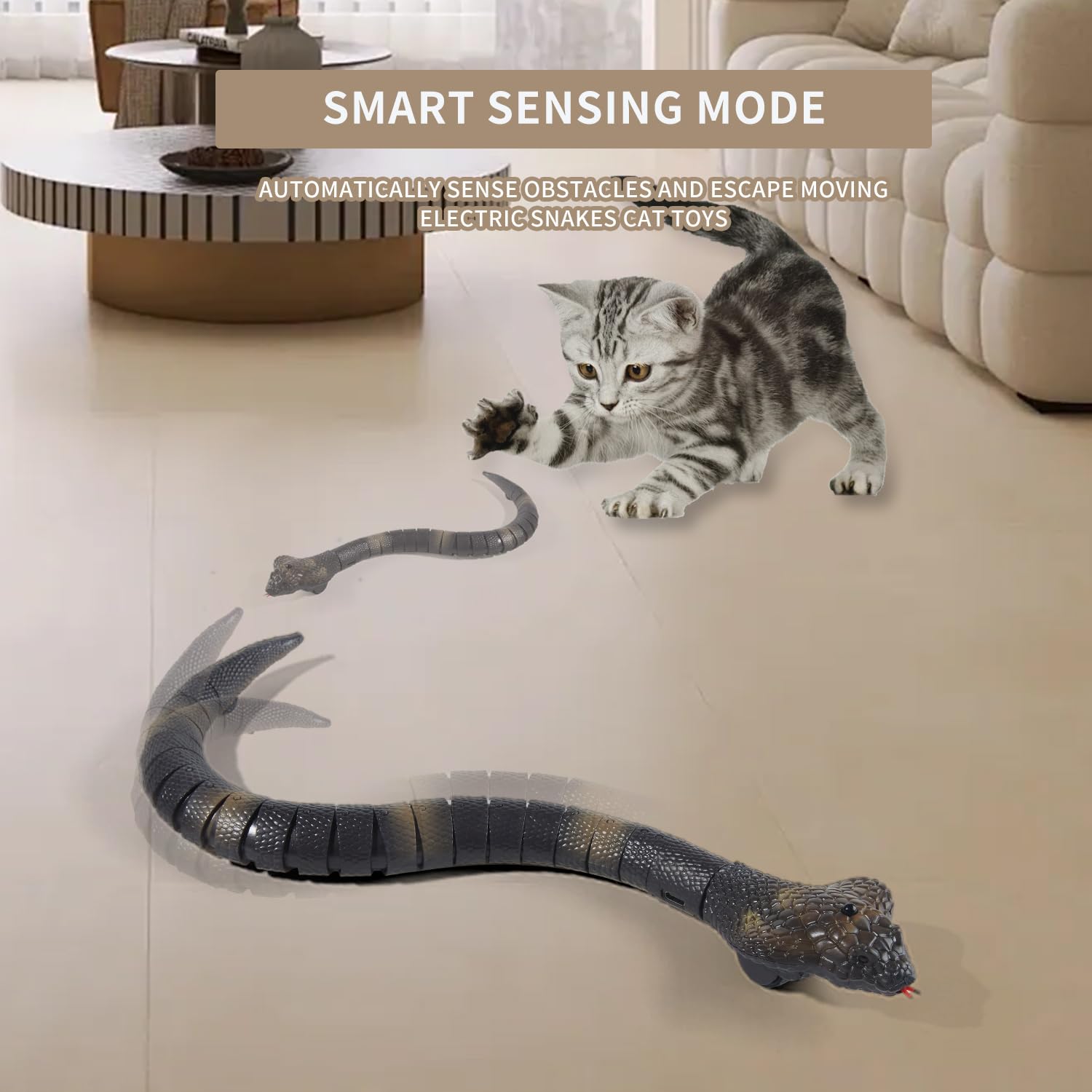 AMCHSURI robotic snake in action demonstrating remote control versatility