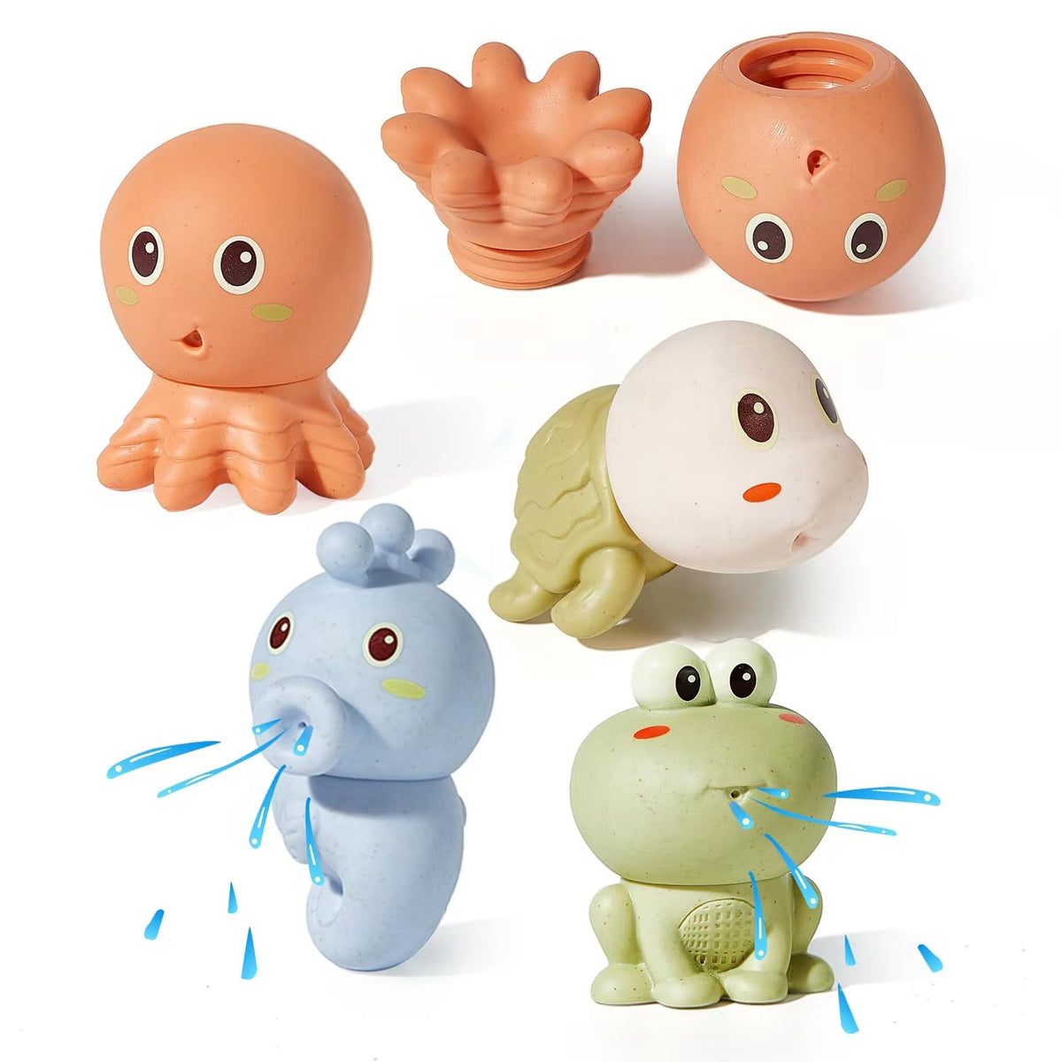 AMCHSURI panda squirting bath toy for engaging bath time and fine motor play.