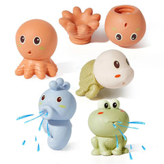 AMCHSURI panda squirting bath toy for engaging bath time and fine motor play.