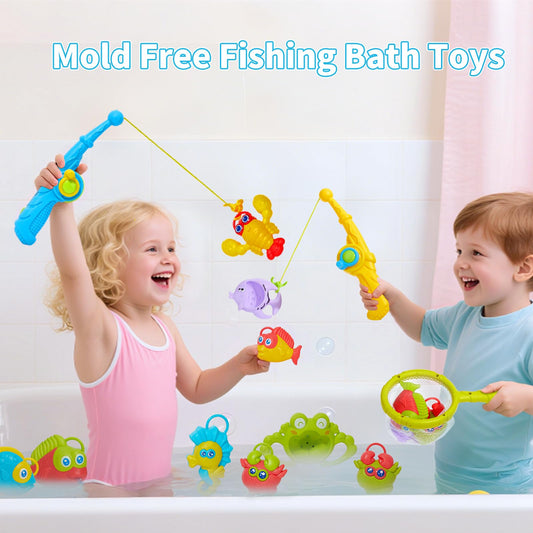 AMCHSURI bath toys with nets for easy scooping.