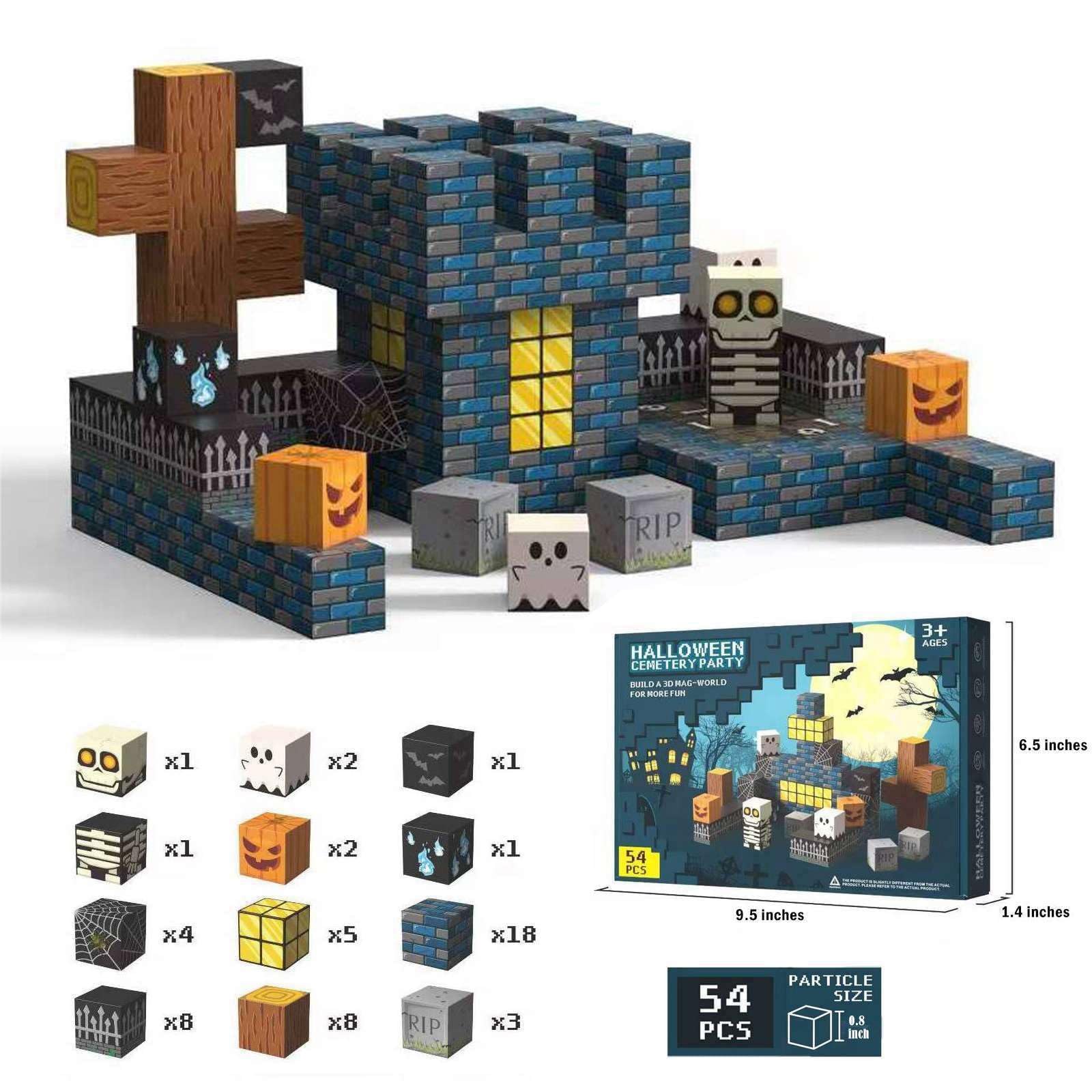 amdohai magnetic blocks Halloween gift idea for families and friends