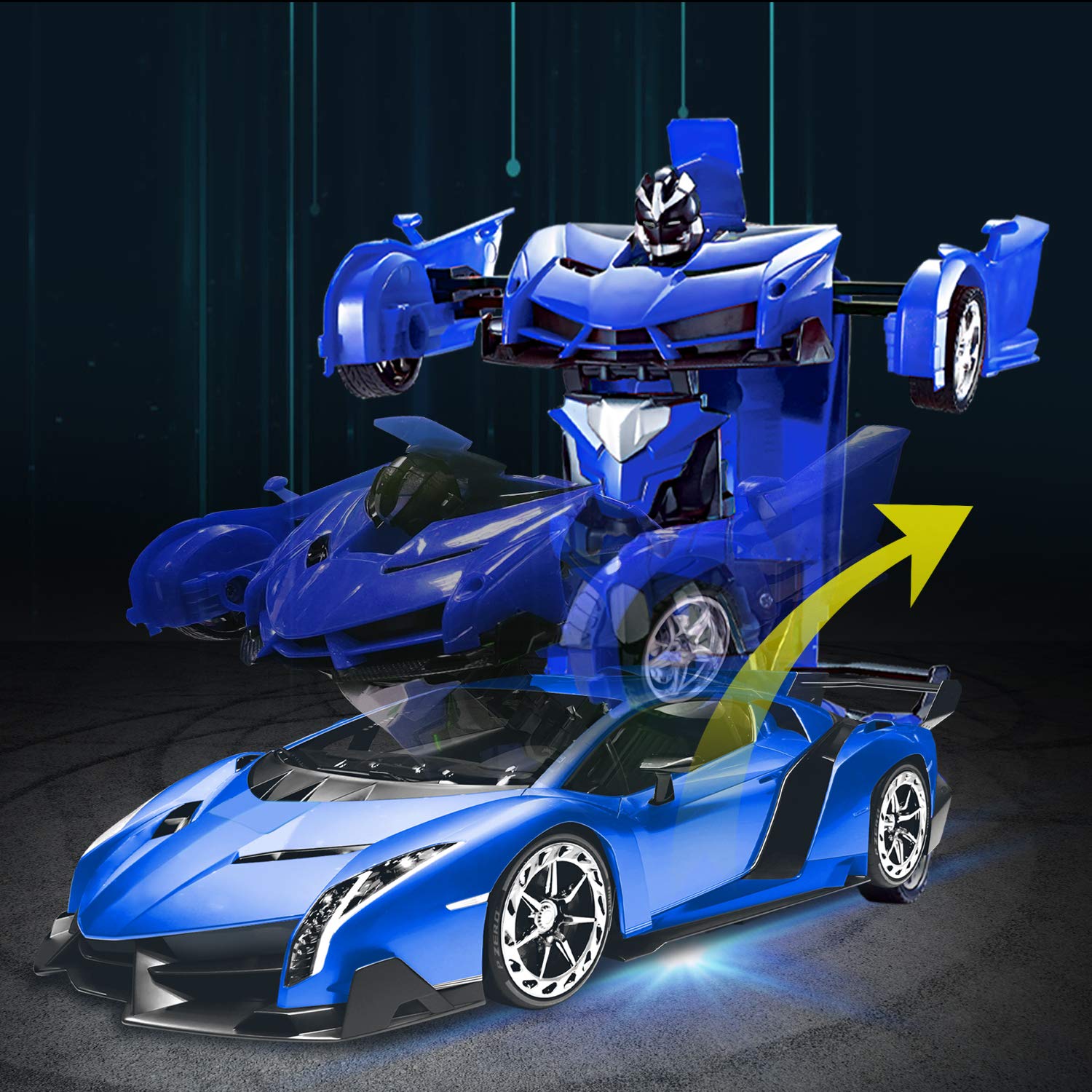 AMENON RC car performs 360-degree rotation for dynamic action