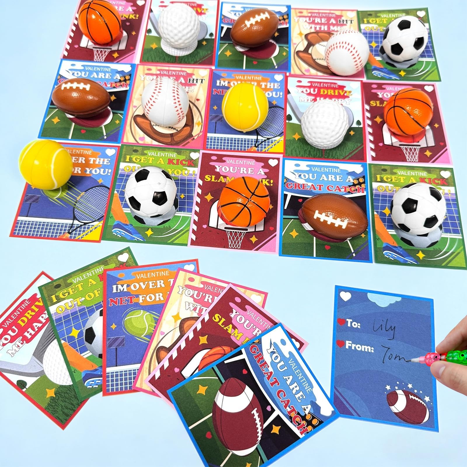 AMENON tennis stress ball offers portable, calming play.