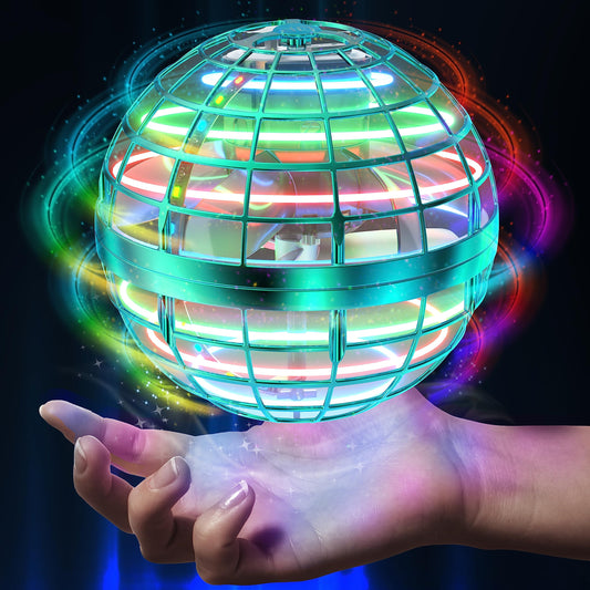 AMERFIST Flying Orb Ball Toy with cosmic glow for outdoor play.