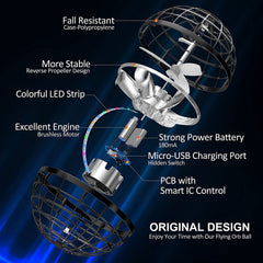 AMERFIST hover ball in air displays dynamic movement for tricks