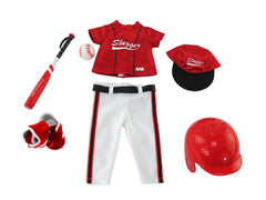 Back view highlights authentic baseball aesthetics and classic styling