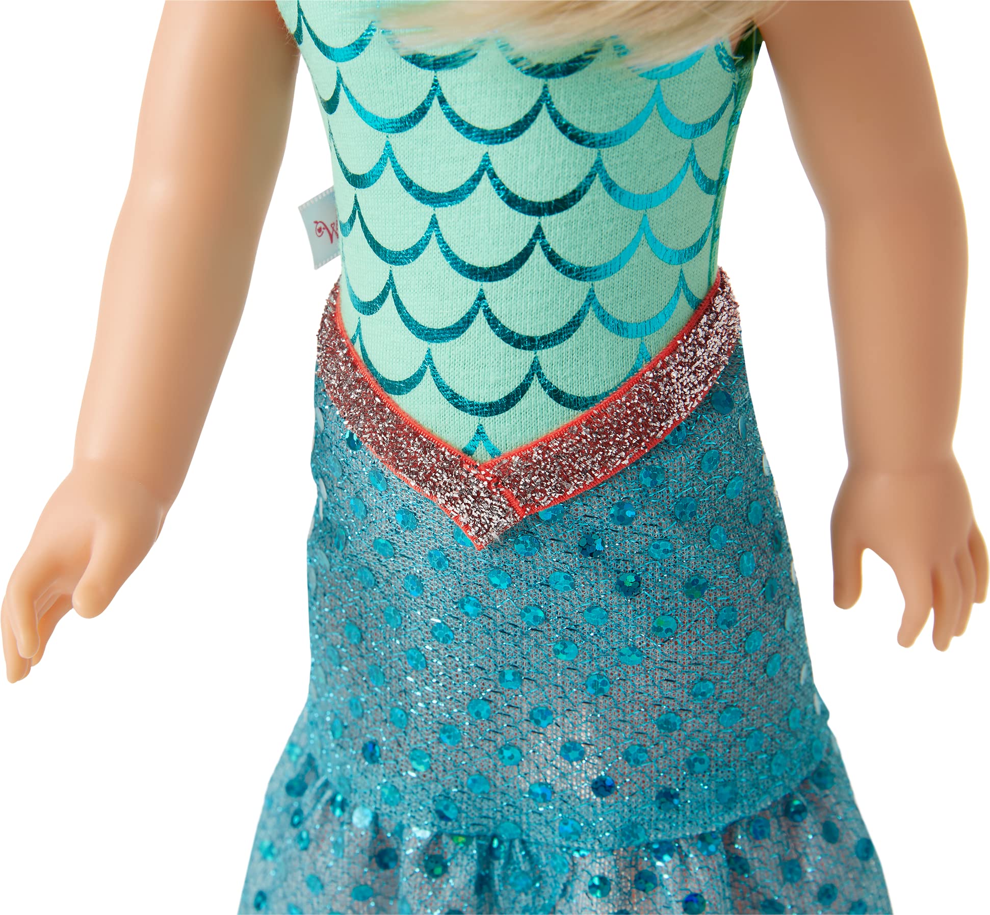 Camille blue underwear with ocean theme for everyday dress-up play.