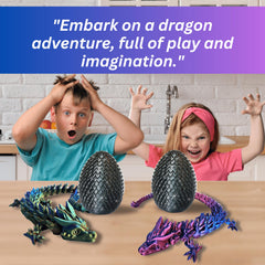 Amerimaker dragon fidget toy on desk for focus and fun.