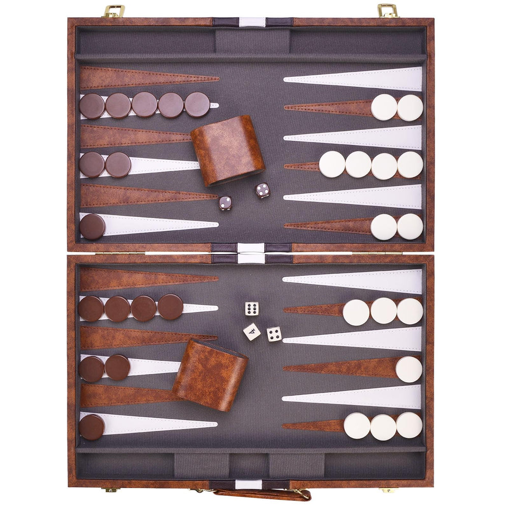 AMEROUS doubling cube, classic backgammon gameplay element.