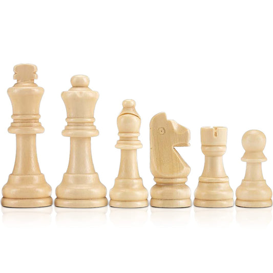 AMEROUS king piece stands 3.15 inches with balanced proportions for a classic tournament feel