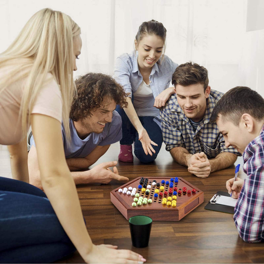 AMEROUS family game night setup ready for friends and relatives.