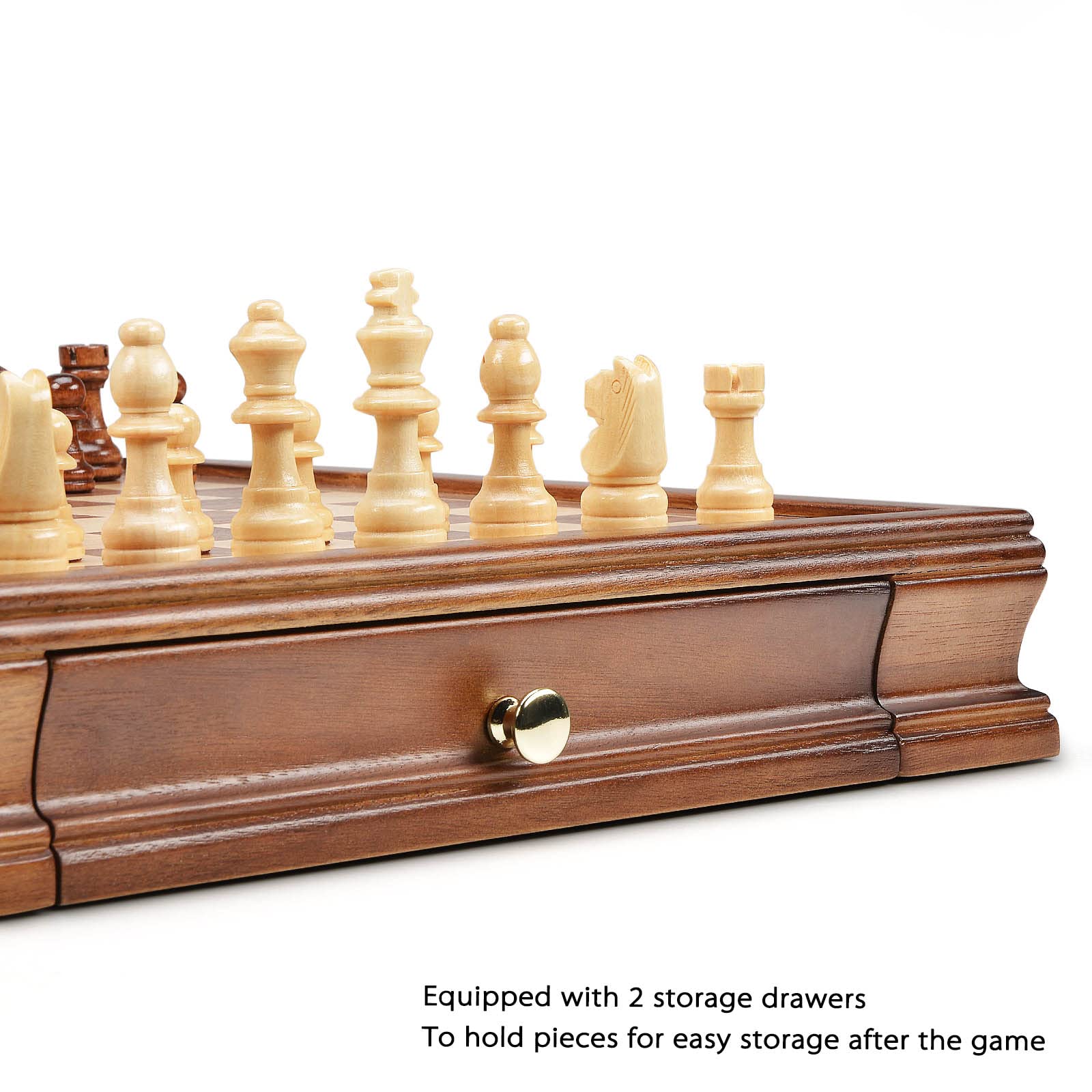 AMEROUS gift packaging presents a ready to gift chess set.