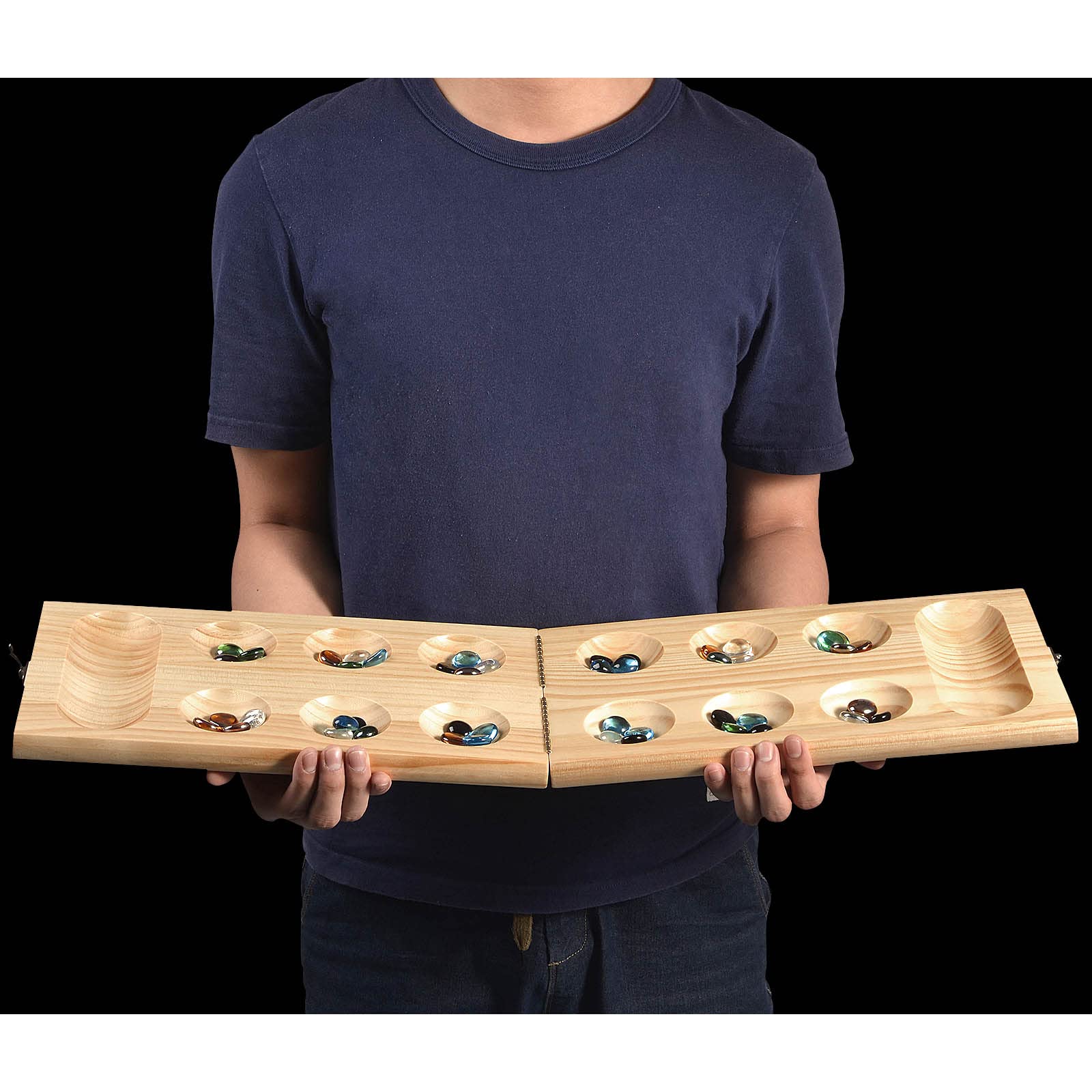 AMEROUS glass stones in bright colors enhancing tactile gameplay.