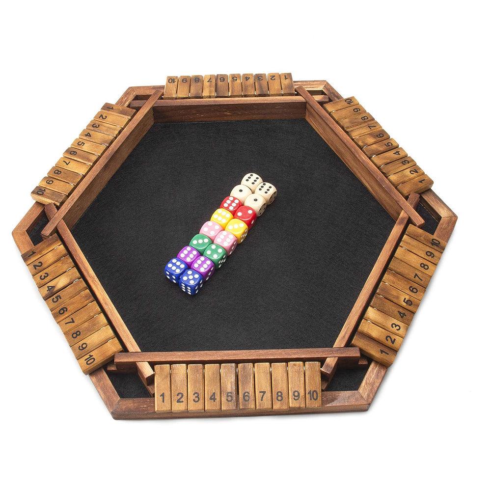 AMEROUS colorful dice collection ideal for group learning and play.