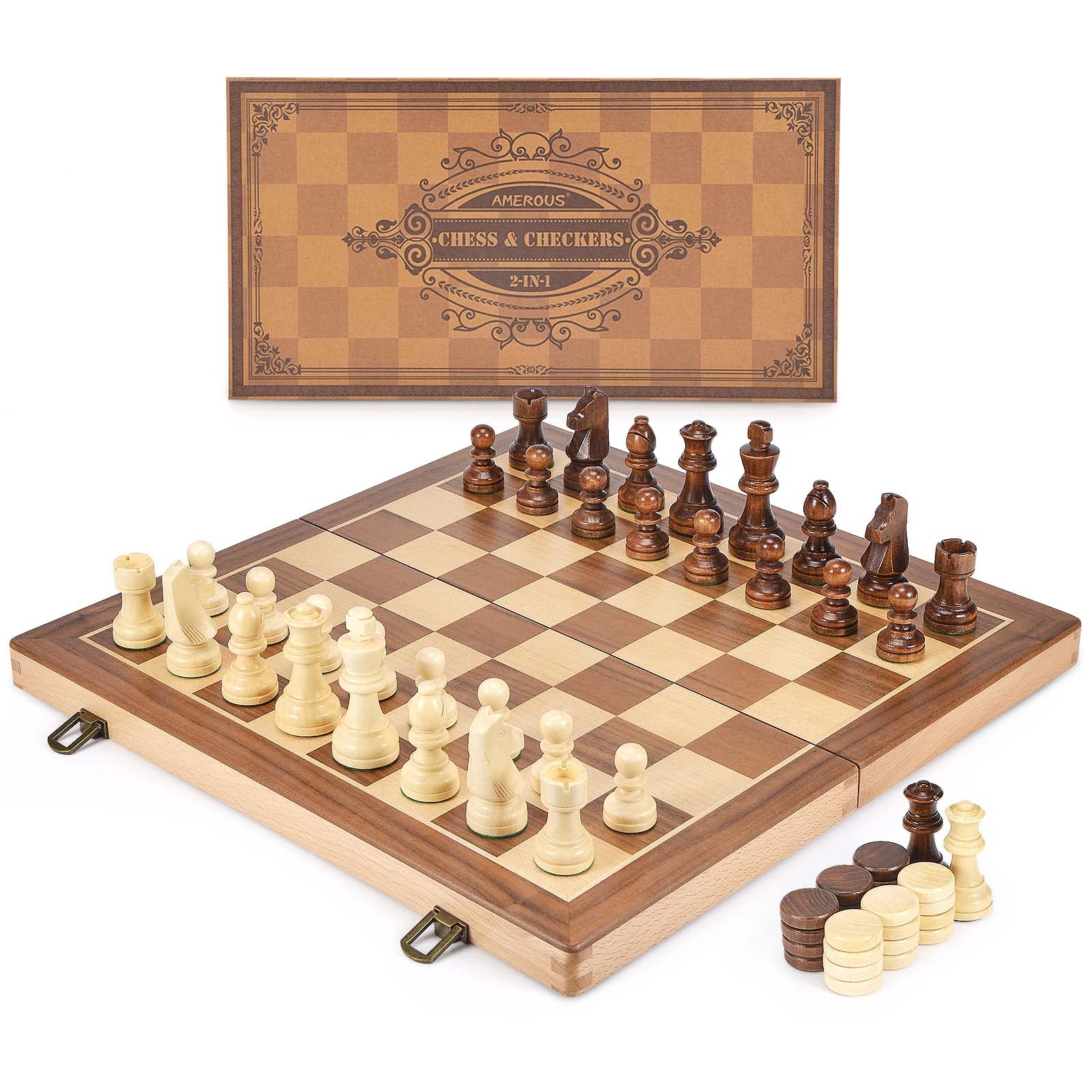 AMEROUS storage slots organize each piece neatly for travel and storage