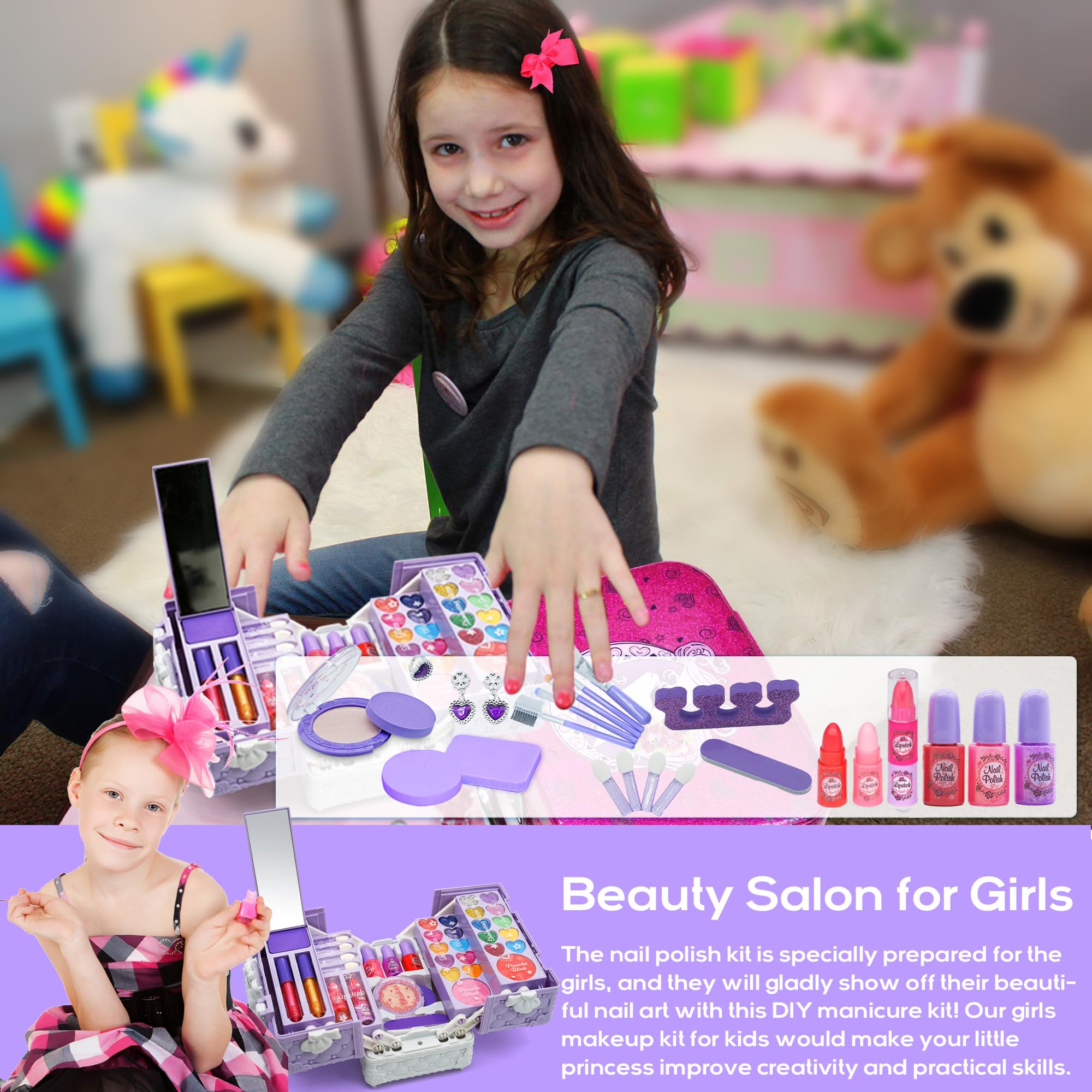 Amerrly party playtime scene with multiple items for shared pretend play