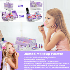Amerrly purse-style case keeps cosmetics organized for little travelers