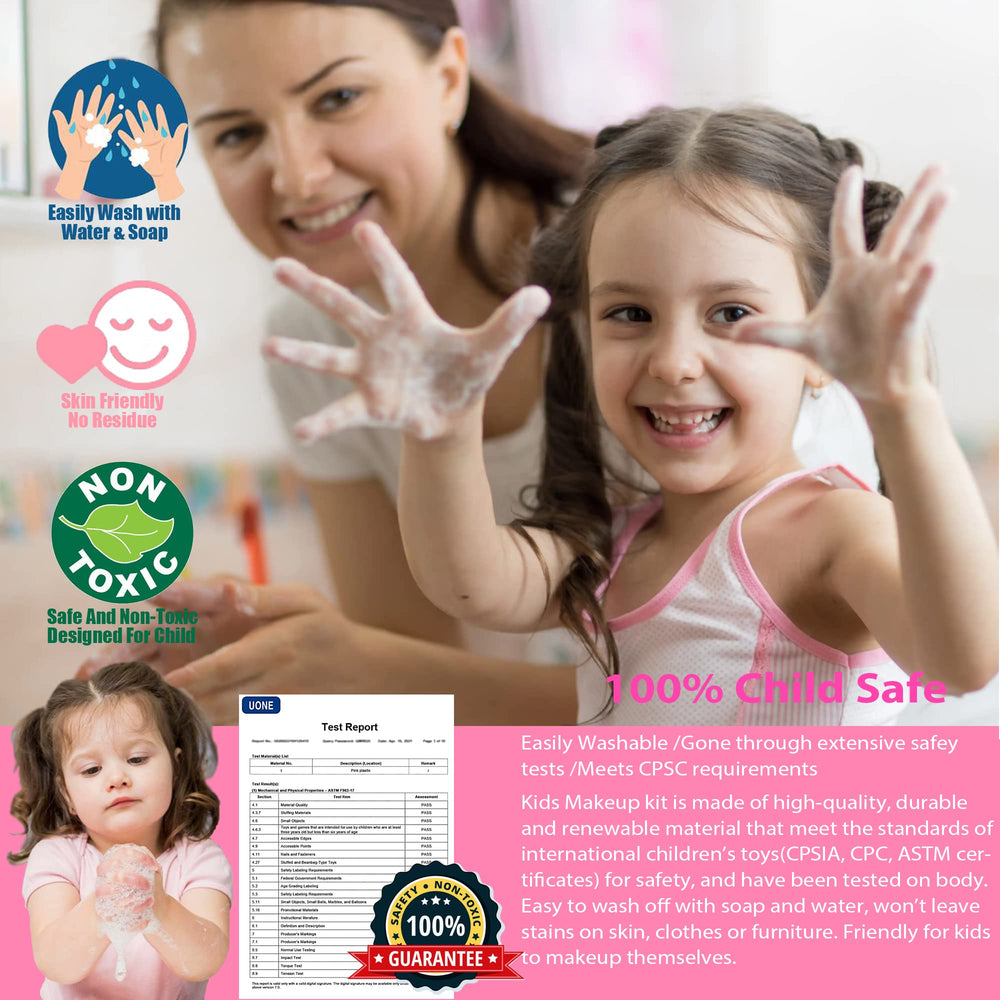 Amerrly makeup set compact mirror and accessories for imaginative moments