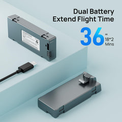 Ameta S20 Lite brushless motors close-up highlights smooth flight stability.