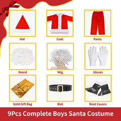 AMHSCOCA Kids Santa costume pants ready for parades and photos
