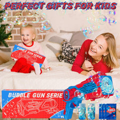Gift-ready Amiabling Spider-Bubble Gun perfect for birthdays and parties.